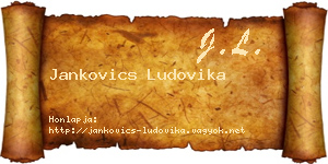 Jankovics Ludovika névjegykártya